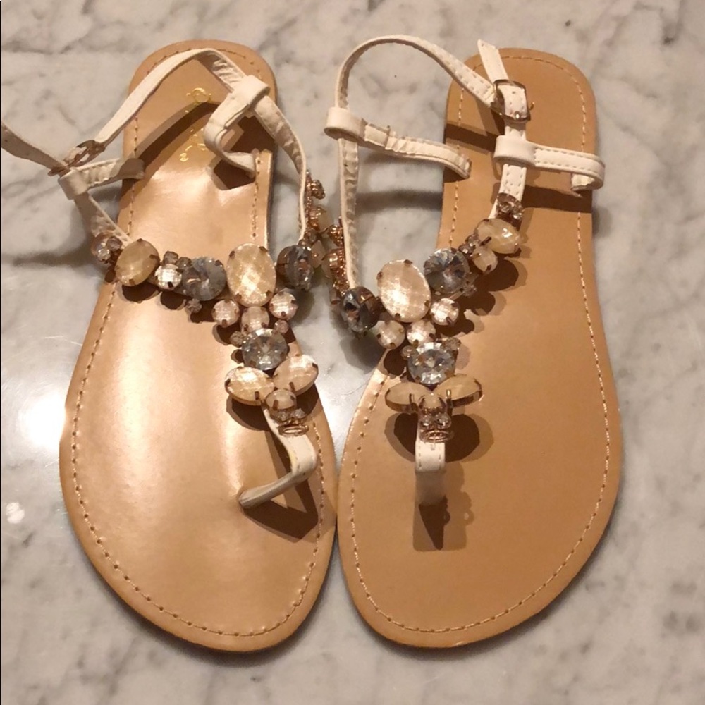 Embellished sandals
